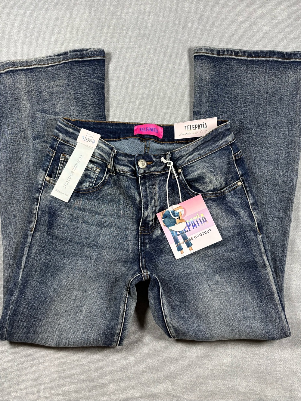 Bootcut Jeans Girl Junior Dark Blue